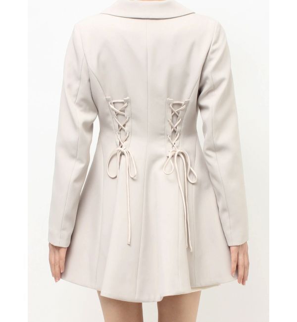 RESEXXY「バックレースアップペプラムジャケット」|その他|