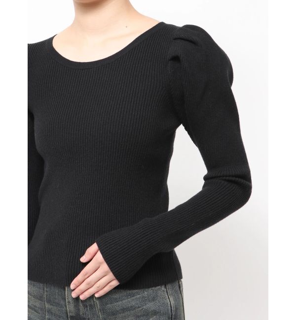 RESEXXY「パワショルリブトップス」|ニット・セーター|
