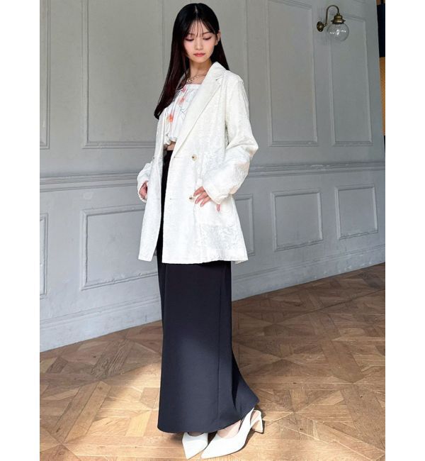 RESEXXY「レースミディジャケット」|テーラードジャケット|