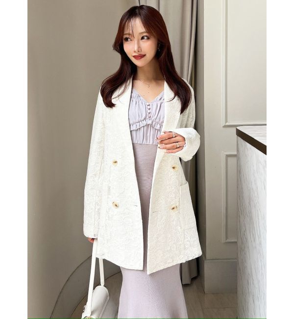 RESEXXY「レースミディジャケット」|テーラードジャケット|