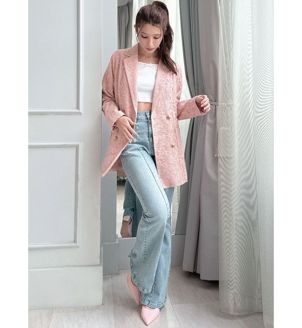 RESEXXY「レースミディジャケット」|テーラードジャケット|