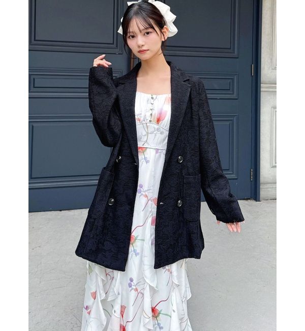 RESEXXY「レースミディジャケット」|テーラードジャケット|