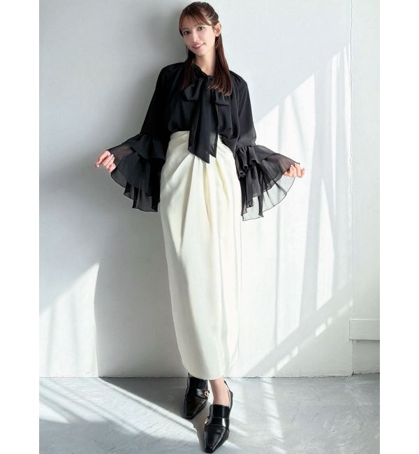 RESEXXY「ドレープデザインペンシルスカート」|スカート|