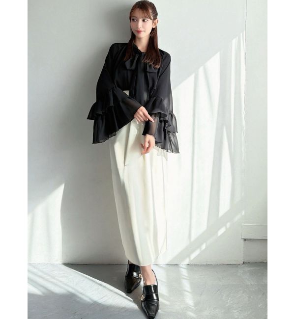 RESEXXY「ドレープデザインペンシルスカート」|スカート|