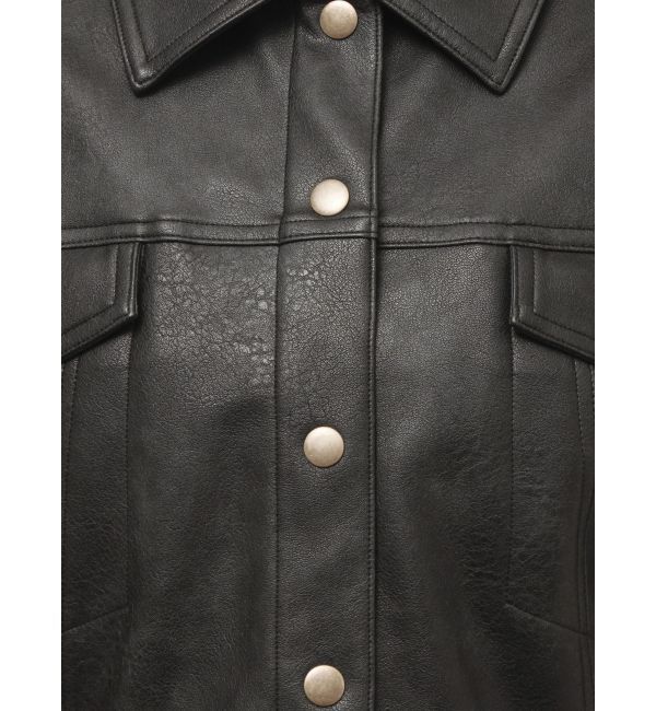 RESEXXY「リボンスリーブショートブルゾン」|ブルゾン・スタジャン|