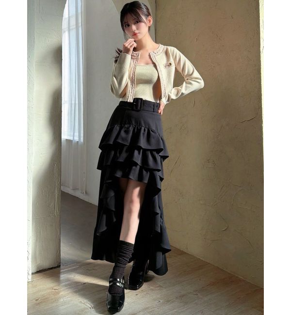 RESEXXY「ランダムフリルボリュームスカート」|スカート|