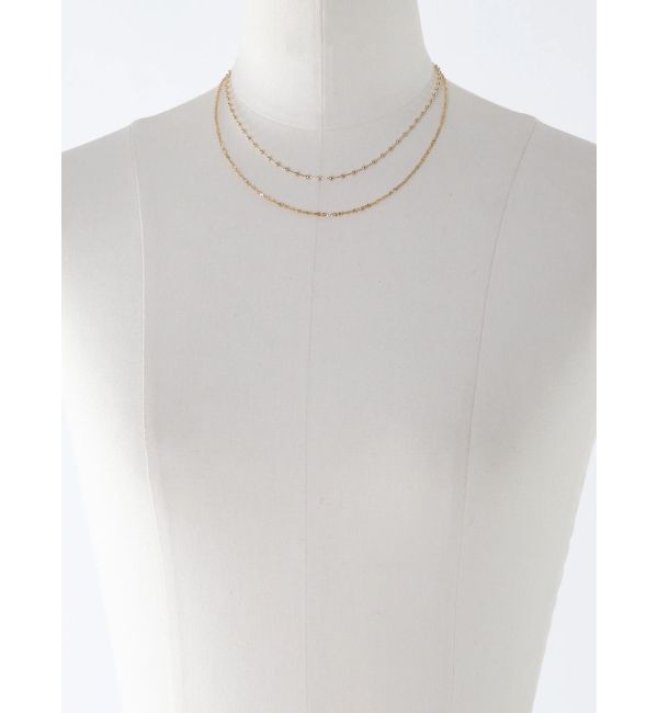 RESEXXY「メタルボール2連ネックレス」|ネックレス|