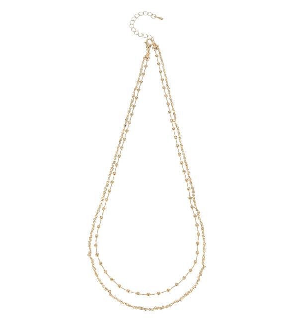 RESEXXY「メタルボール2連ネックレス」|ネックレス|