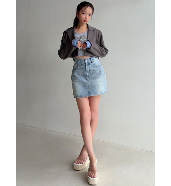 RESEXXY「レイヤードクロップドジャケット」|その他|