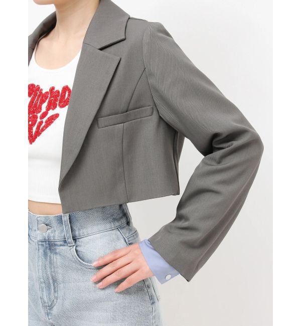 RESEXXY「レイヤードクロップドジャケット」|その他|