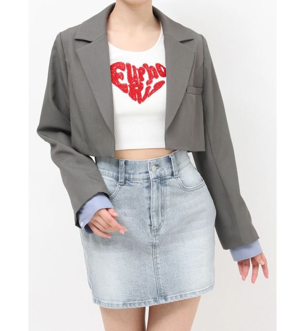 RESEXXY「レイヤードクロップドジャケット」|その他|