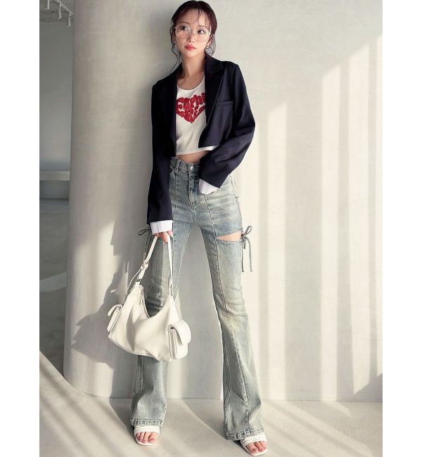 RESEXXY「レイヤードクロップドジャケット」|その他|