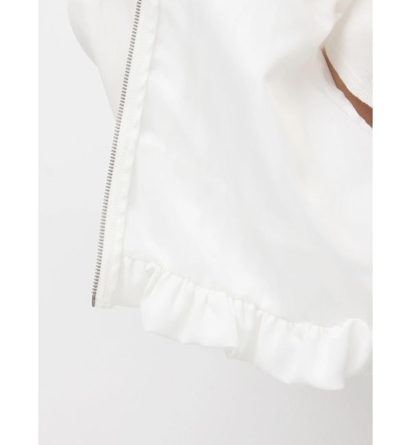 RESEXXY「ギャザークロップドブルゾン」|ブルゾン・スタジャン|