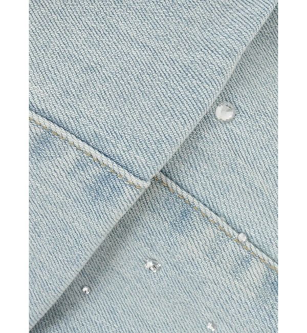 RESEXXY「ラインストーンデニムパンツ」|デニム|