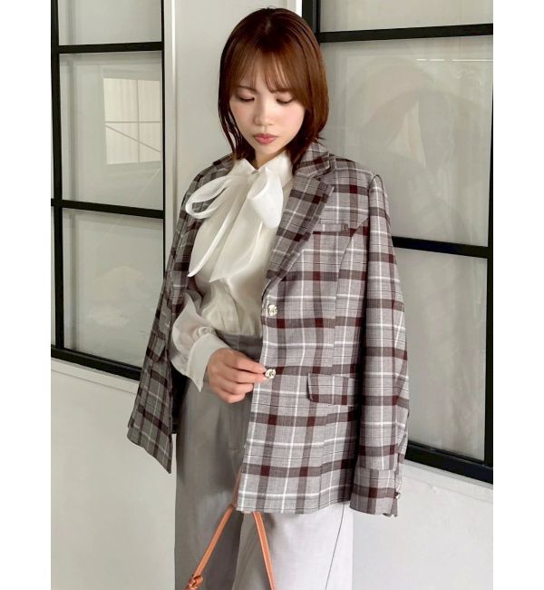 dazzlin「【セットアップ対応】ダブルカラーテーラージャケット」|テーラードジャケット|