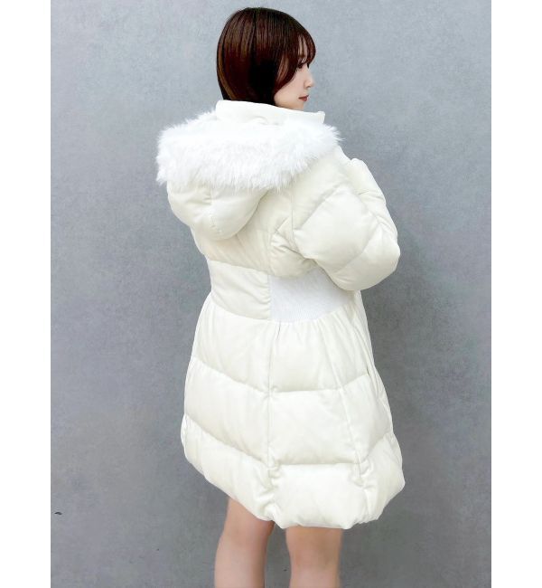 dazzlin「ウエストマークレディダウンコート」|ダウン|