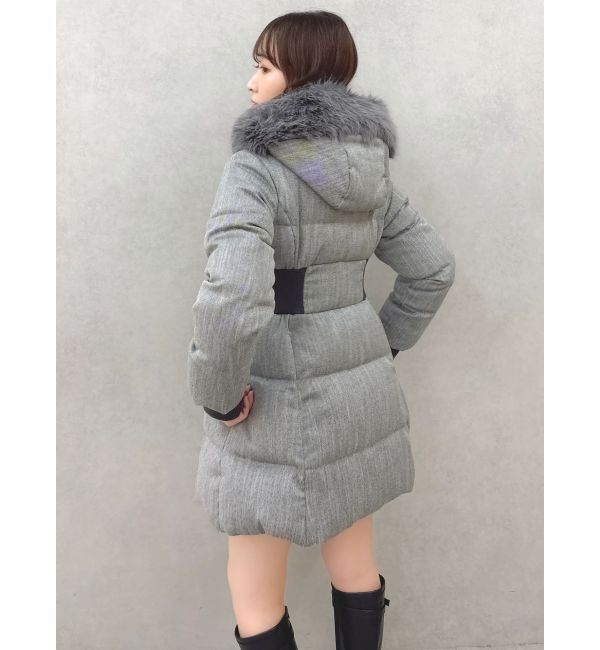 dazzlin「ウエストマークレディダウンコート」|ダウン|