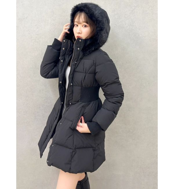 dazzlin「ウエストマークレディダウンコート」|ダウン|