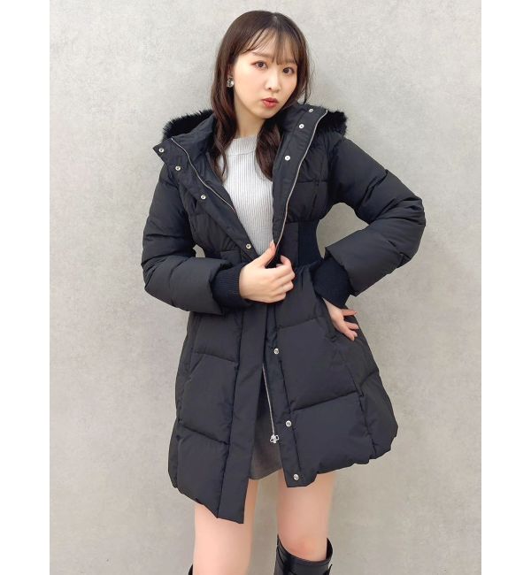 dazzlin「ウエストマークレディダウンコート」|ダウン|