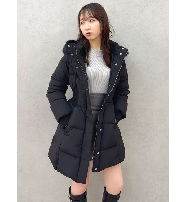 dazzlin「ウエストマークレディダウンコート」|ダウン|