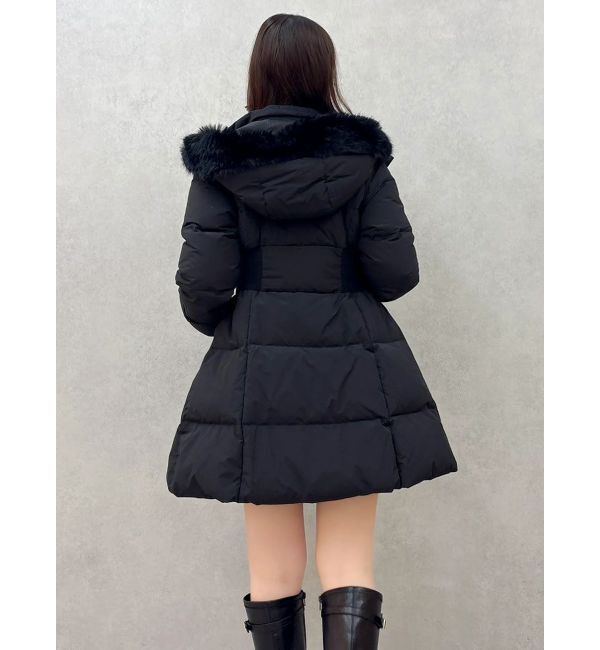 dazzlin「ウエストマークレディダウンコート」|ダウン|