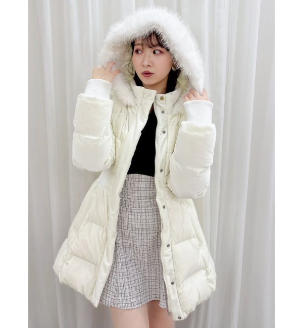 dazzlin「ウエストマークレディダウンコート」|ダウン|