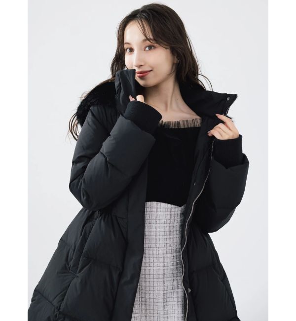 dazzlin「ウエストマークレディダウンコート」|ダウン|