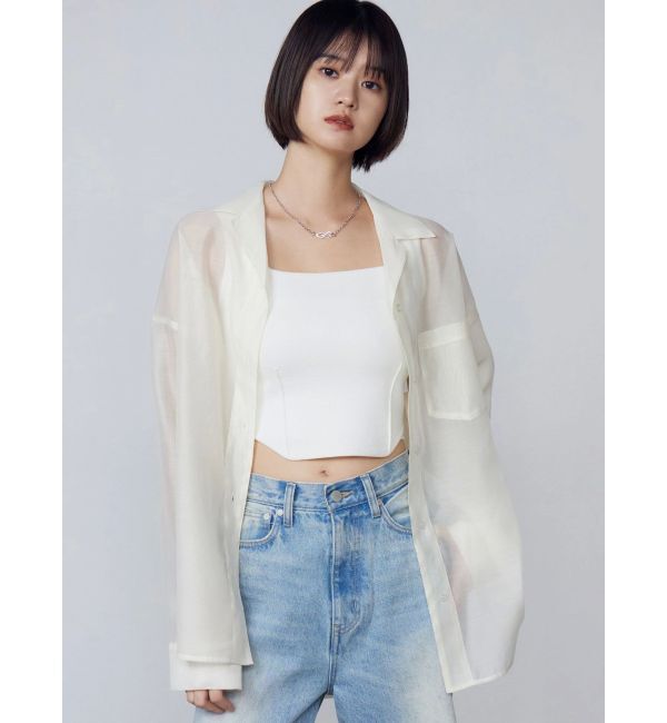 EMODA「エアリーリーズシャツ」|シャツ・ブラウス|