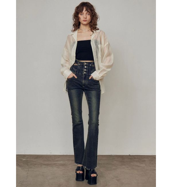 EMODA「エアリーリーズシャツ」|シャツ・ブラウス|