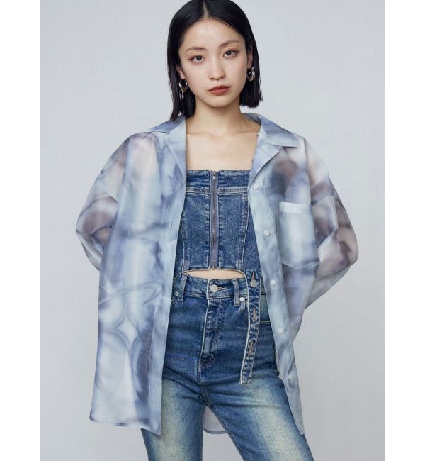 EMODA「エアリーリーズシャツ」|シャツ・ブラウス|