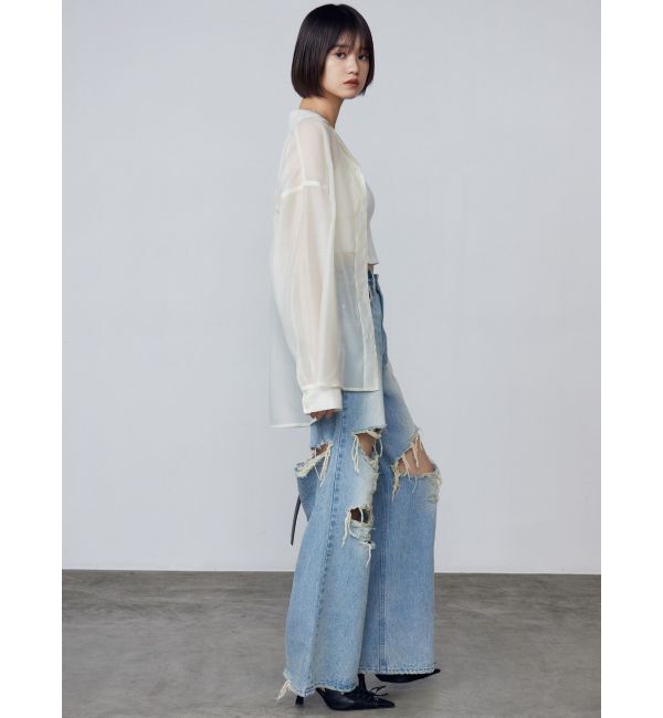 EMODA「エアリーリーズシャツ」|シャツ・ブラウス|