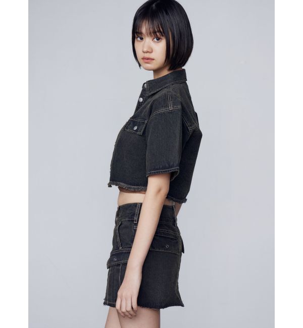 EMODA「カットショートデニムシャツ」|シャツ・ブラウス|