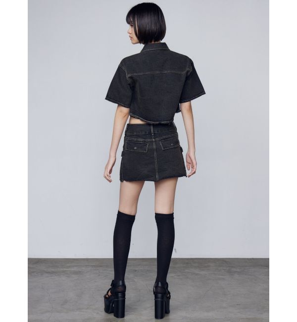 EMODA「カットショートデニムシャツ」|シャツ・ブラウス|