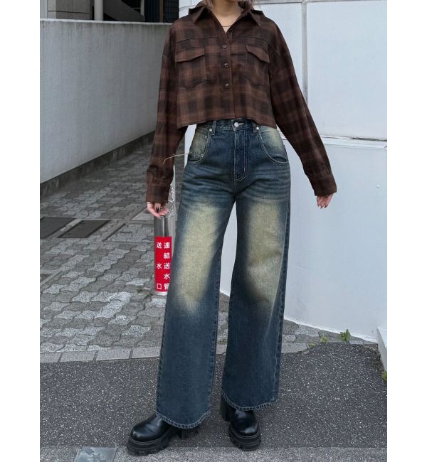 EMODA「クロップフードシャツ」|シャツ・ブラウス|