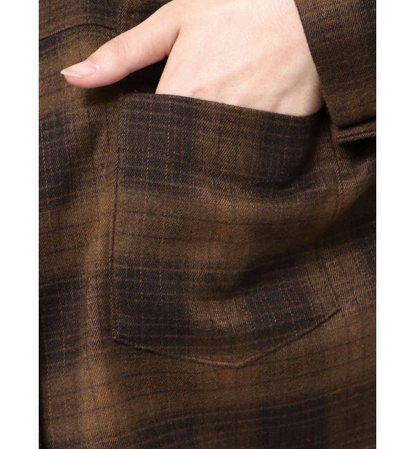 EMODA「クロップフードシャツ」|シャツ・ブラウス|