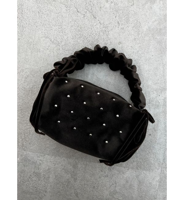 EMODA「スタッズミニバッグ」|ハンドバッグ|ブラウン