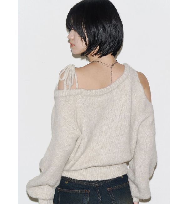 EMODA「ショルダースキンニット」|ニット・セーター|