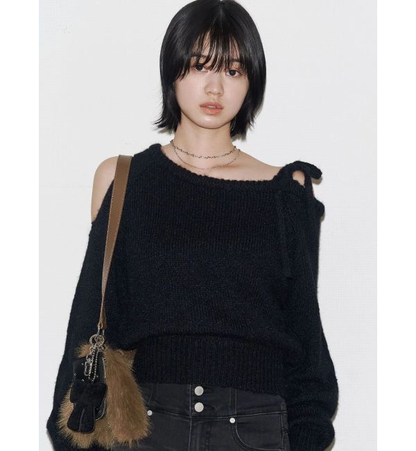 EMODA「ショルダースキンニット」|ニット・セーター|