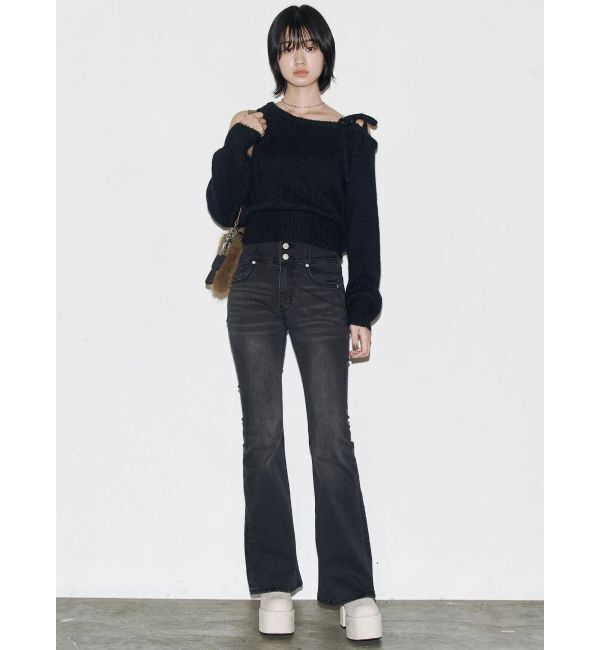 EMODA「ショルダースキンニット」|ニット・セーター|