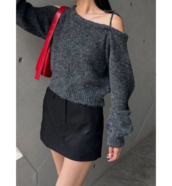 EMODA「ショルダースキンニット」|ニット・セーター|