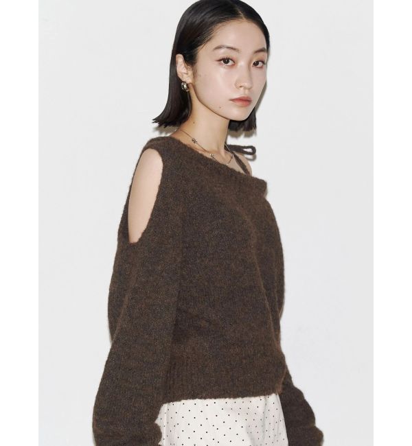 EMODA「ショルダースキンニット」|ニット・セーター|