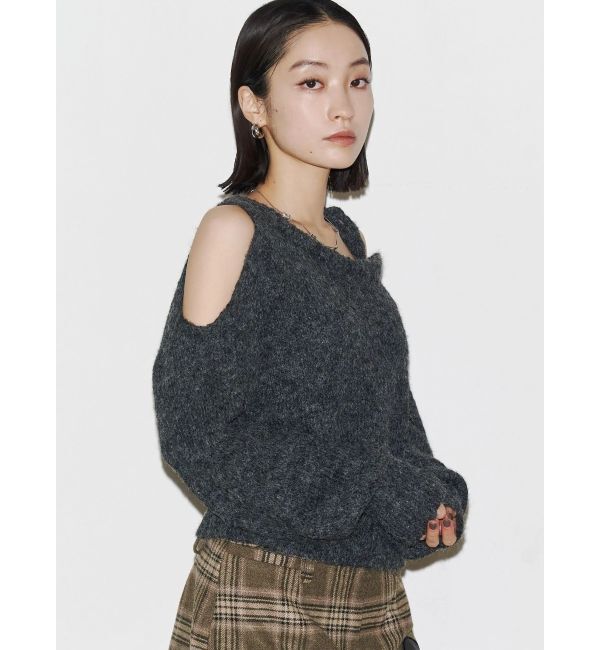 EMODA「ショルダースキンニット」|ニット・セーター|