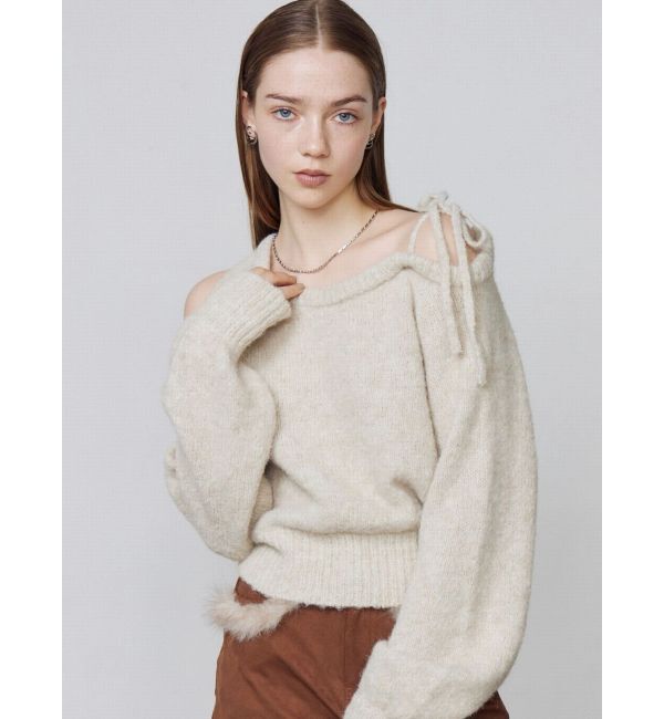 EMODA「ショルダースキンニット」|ニット・セーター|