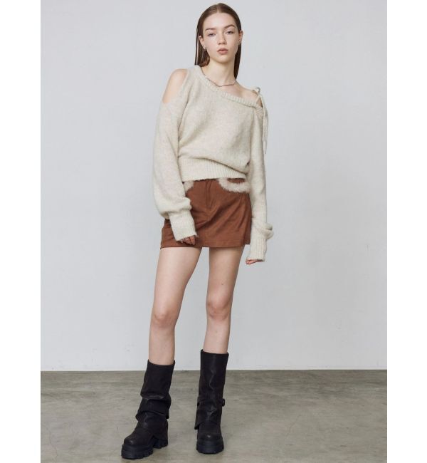 EMODA「ショルダースキンニット」|ニット・セーター|