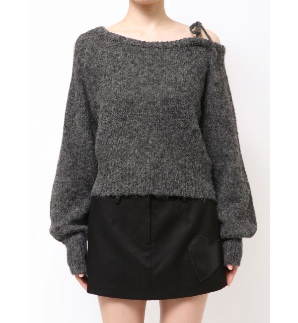 EMODA「ショルダースキンニット」|ニット・セーター|