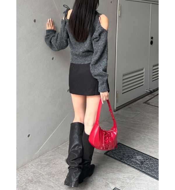 EMODA「ショルダースキンニット」|ニット・セーター|