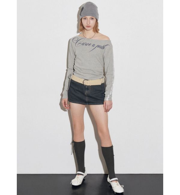 EMODA「レザーパッチニットキャップ」|キャップ・キャスケット|