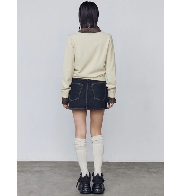 EMODA「レイヤードシャツニット」|ニット・セーター|