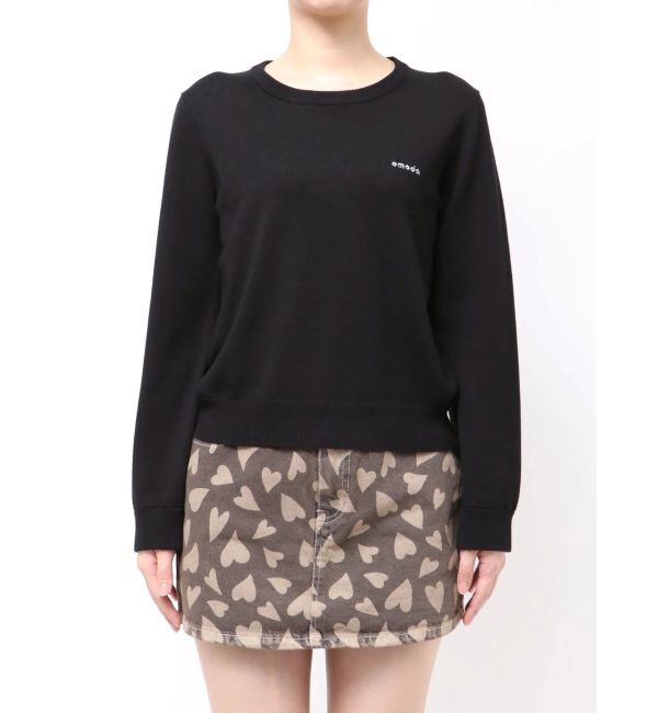 EMODA「レイヤードシャツニット」|ニット・セーター|