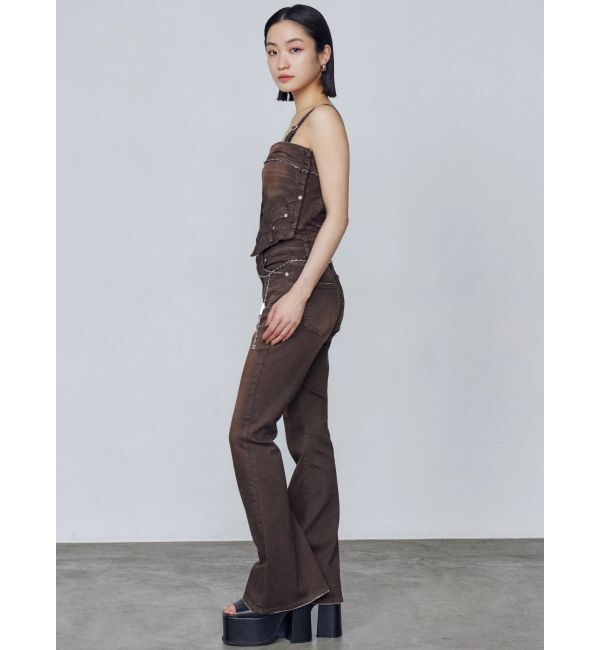 EMODA「デニムキャミサロペット」|ワンピース|